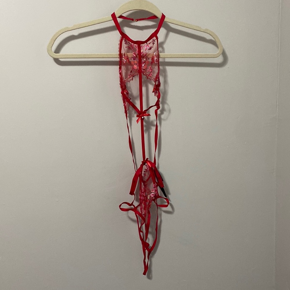 NWOT! Limited Edition Victoria Secret Red Sexy Lace Lingerie